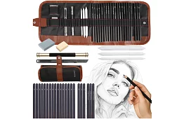 Profesionální sada na skicování v pouzdře