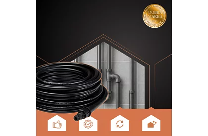 Vysokotlaká hadice na čištění potrubí a povrchů – 20 metrů