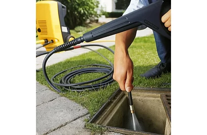 Vysokotlaká hadice na čištění potrubí a povrchů – 20 metrů