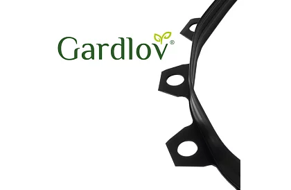 Neviditelný obrubník 4 cm x 10 m - Zahradní okraj černý + 20 kolíků