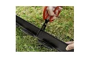 Neviditelný obrubník 4 cm x 10 m - Zahradní okraj černý + 20 kolíků