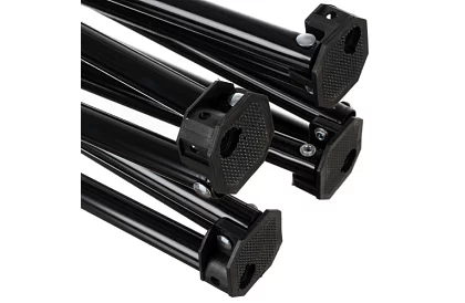 Kempingová sada, černá - rybářský stůl + dvě židle