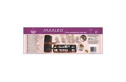 Sada nástrojů pro sochařství a modelování – 40 kusů v pouzdře