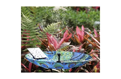 Solární fontána pro jezírko – zahradní filtrační čerpadlo