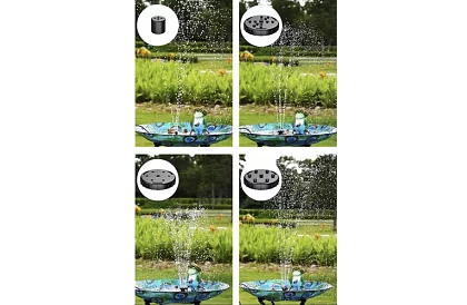 Solární fontána pro jezírko – zahradní filtrační čerpadlo