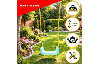 Dětská barevná houpačka 3 v 1 - do 30 kg