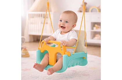 Dětská barevná houpačka 3 v 1 - do 30 kg