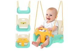 Dětská barevná houpačka 3 v 1 - do 30 kg
