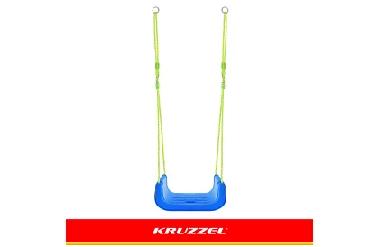 Dětská barevná houpačka 3 v 1 - do 30 kg - zelenomodrá