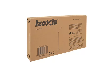 LED stojací stmívatelná lampa 180 cm – černá s dálkovým ovládáním