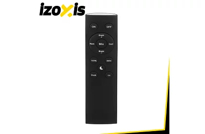 LED stojací stmívatelná lampa 180 cm – černá s dálkovým ovládáním