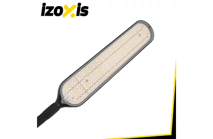 LED stojací stmívatelná lampa 180 cm – černá s dálkovým ovládáním