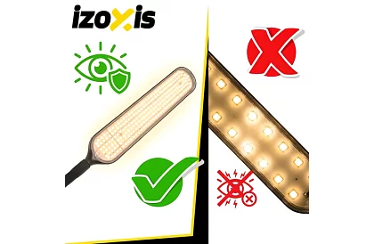 LED stojací stmívatelná lampa 180 cm – černá s dálkovým ovládáním