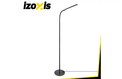 LED stojací stmívatelná lampa 180 cm – černá s dálkovým ovládáním