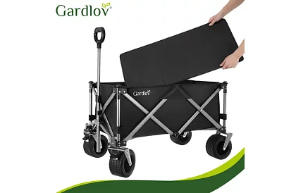 Skládací plážový přepravní vozík  87 × 46 × 70 cm – do 200 kg