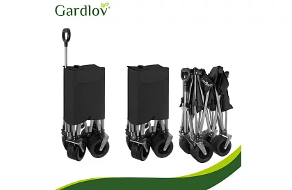 Skládací plážový přepravní vozík  87 × 46 × 70 cm – do 200 kg