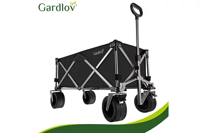 Skládací plážový přepravní vozík  87 × 46 × 70 cm – do 200 kg