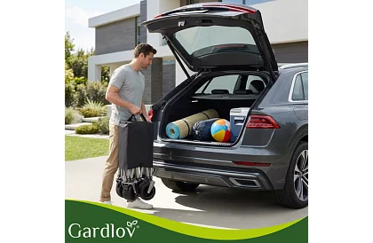 Skládací plážový přepravní vozík  87 × 46 × 70 cm – do 200 kg