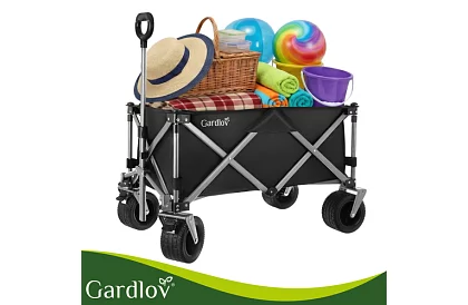 Skládací plážový přepravní vozík  87 × 46 × 70 cm – do 200 kg