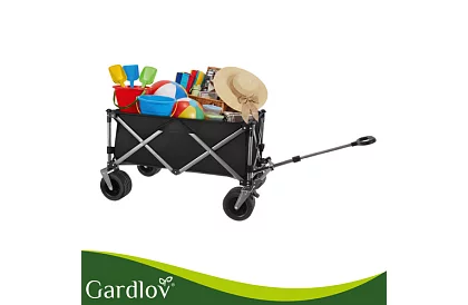 Skládací plážový přepravní vozík  87 × 46 × 70 cm – do 200 kg