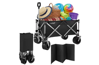 Skládací plážový přepravní vozík  87 × 46 × 70 cm – do 200 kg