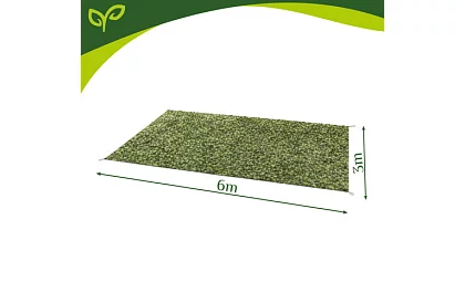 Vojenská maskovací síť 3x6 metrů + 100 stahovacích pásků