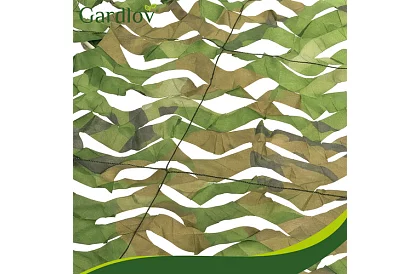 Vojenská maskovací síť 3x6 metrů + 100 stahovacích pásků