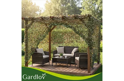 Vojenská maskovací síť 3x6 metrů + 100 stahovacích pásků