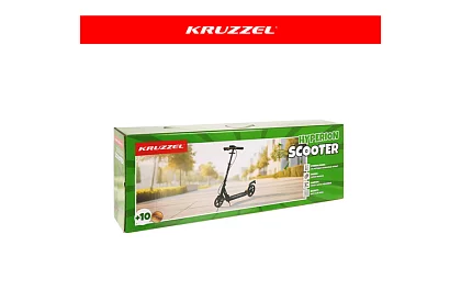 Skládací koloběžka Black Hyperion s koly 200 mm