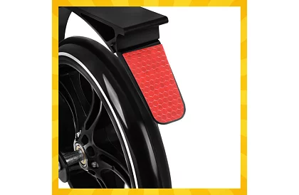 Skládací koloběžka Black Hyperion s koly 200 mm