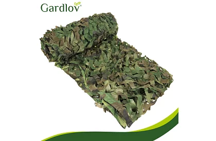 Vojenská maskovací síť 2x3 metry + 100 stahovacích pásků