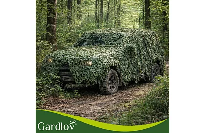 Vojenská maskovací síť 2x3 metry + 100 stahovacích pásků