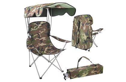Skládací rybářské křeslo se stříškou – ARMY PANAMA