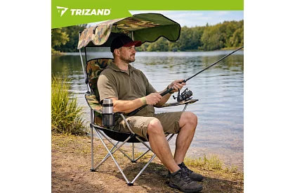 Skládací rybářské křeslo se stříškou – ARMY PANAMA