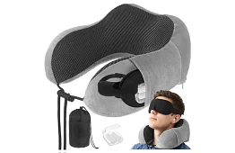 Cestovní polštář na krk, do letadla, auta + příslušenství