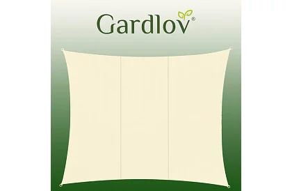 Stínící sluneční plachta 4 × 3 m – Béžová