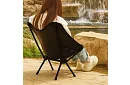 Skládací kempingové křeslo do 120 kg – černé