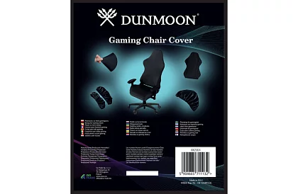 Univerzální potah na herní židli – černý