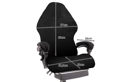 Univerzální potah na herní židli – černý