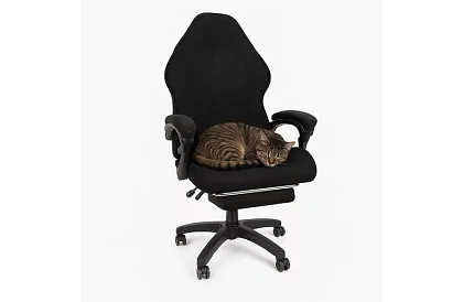 Univerzální potah na herní židli – černý