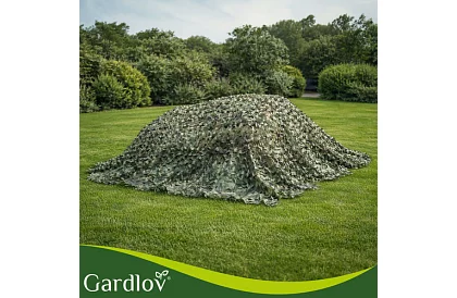 Vojenská maskovací síť 4 × 6 metrů + 100 stahovacích pásků