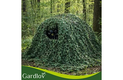 Vojenská maskovací síť 4 × 6 metrů + 100 stahovacích pásků