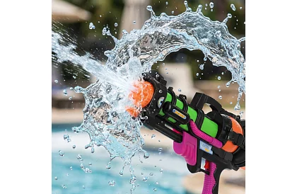 Vodní pistole 60 cm s nádrží 1,25 l – dostřel až 6 m