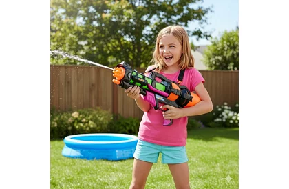 Vodní pistole 60 cm s nádrží 1,25 l – dostřel až 6 m
