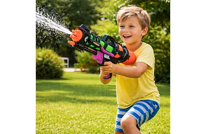 Vodní pistole 60 cm s nádrží 1,25 l – dostřel až 6 m