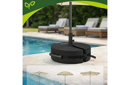 Závaží na slunečník 48 cm – plnitelné pískem až 40 kg