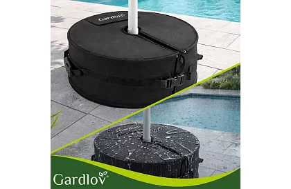 Závaží na slunečník 48 cm – plnitelné pískem až 40 kg