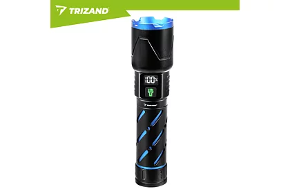 LED dobíjecí taktická svítilna 800 lm, 5000 mAh