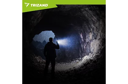 LED dobíjecí taktická svítilna 800 lm, 5000 mAh