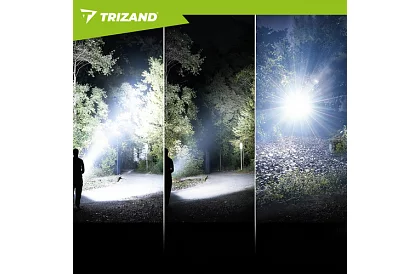 LED dobíjecí taktická svítilna 800 lm, 5000 mAh